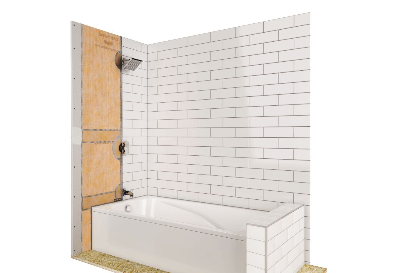 schluter tubkit from 180 Degree Floors in the Nashville, TN area